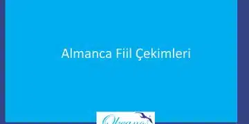 Almanca Fiil Çekimleri